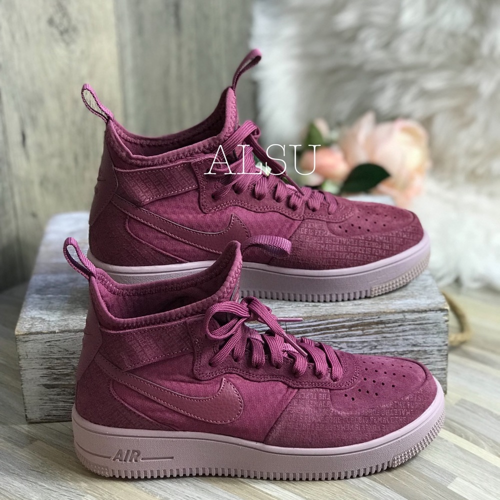 Nike Air Force Ultraforce MID FIF Vintage Wine🍷W - Picture 5 of 8
